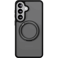 Чехол защитный VLP Ring Case с MagSafe для Samsung Galaxy S26 Plus (Black)
